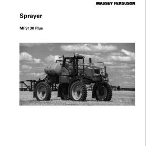 Massey Ferguson MF9130 Plus Operators Manual ACW1524200