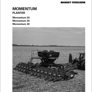 Massey Ferguson Momentum 24 30 40 Operators Manual ACW8965080