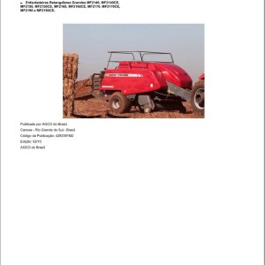 Massey Fergusons MF2100 Parts Manual 4283391M2