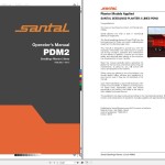 Santal PDM2 Operators Manual 7500.082.0