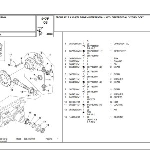 McCormick MB85 Tier 1 & 2 Parts Manual