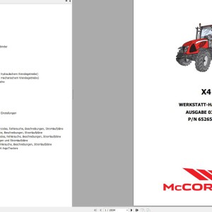 McCormick X4 Workshop Manual EN DE