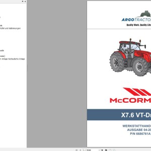 McCormick X7.6 Series 7 RPE7 Stage V Workshop Manual DE
