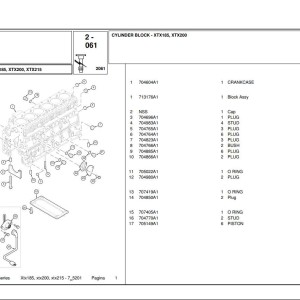 McCormick XTX185 XTX200 XTX215 Parts Manual