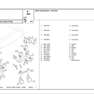 McCormick ZTX230 ZTX260 ZTX280 Parts Manual