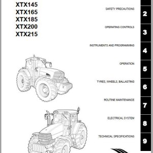 McCormicks XTX145 XTX165 XTX185 XTX200 XTX215 Operators Manual