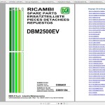 Merlo DBM 2000 2500 3500 EV Concrete Mixer Service Manual