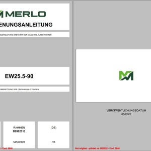 Merlo eWorker Service Manuals