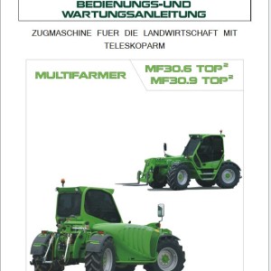 Merlo MF30.6 MF30.9 TOP Service Manual and Electrical wiring Diagram 2024