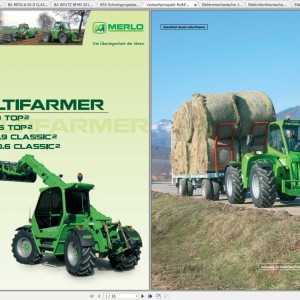 Merlo Multifarmer 30.6 30.9 Classic Top Service Manual