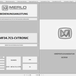 Merlo Multifarmer MF34.7 34.9 Service Manual