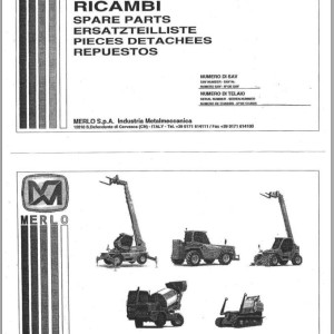 Merlo P40.17 Spare Parts List