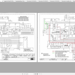 Merlo Panoramic bis 1998 Hydraulic & Electrical Diagram