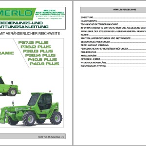 Merlo Panoramic P37.12 to P40.9 PLUS Service Manual