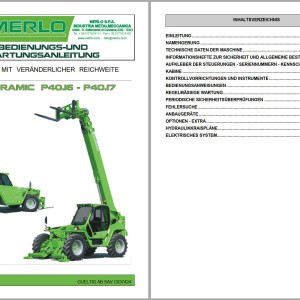 Merlo Panoramic P40.16 P40.17 P40.16K P40.17K Service Manual