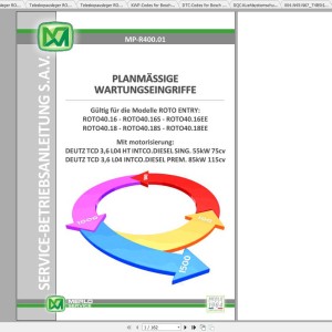 Merlo R40.16 R40.18 R50.21 R50.26 R50.30 R50.35 R70.24 Roto Modular Service Manual