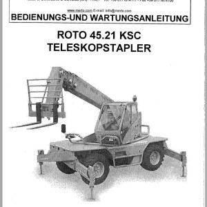Merlo ROTO KSC R45.19 R45.21 Service Manual