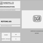 Merlo ROTO MODULAR R40.16 to R70.24 Service Manual