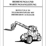 Merlo ROTO XS R30.13 Parts Service Manual, Hydraulic Electrical Diagram