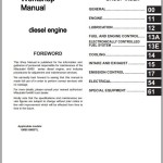 Mitsubishi 6M60 6M60TL Workshop Manual