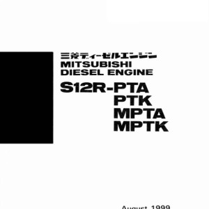 Mitsubishi S12R Series Engine Parts Catalog 98240-31970