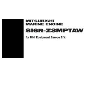 Mitsubishi S16R-Z3MPTAW Engine Service Manual 99406-13200