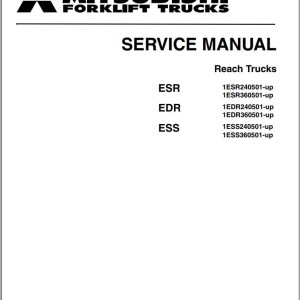 Mitsubishi EDR24 ESR24 ESS24 ESS36 ESR36 Service Manual