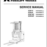 Mitsubishi EOP15 EOP15P EOP24 EOP24P Service Manual