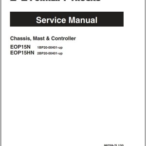 Mitsubishi EOP15HN EOP15N Schematic Operation & Maintenance Service Manual