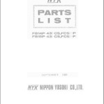 Mitsubishi FB14P-43(-CSFCS)(-P) FB15P-43(-CSFCS)(-P) Spare Parts Catalog