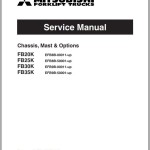 Mitsubishi FB30K PAC FB35K PAC Service Manual