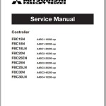 Mitsubishi FBC18LN FBC18N Schematic Operation & Maintenance Service Manual