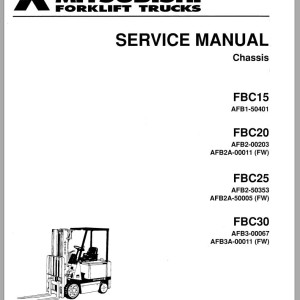 Mitsubishi FBC25 FBC30 Service Manual