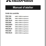 Mitsubishi FBC25EN Schematic Operation & Maintenance Service Manual