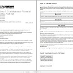 Mitsubishi FBCS14N FBCS16N FBCS18N Operation & Maintenance Manual