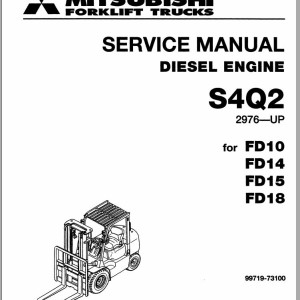 Mitsubishi FD15 Service Manual