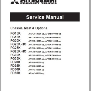 Mitsubishi FD20K Service Manual