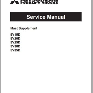 Mitsubishi FD20NT Service Manual