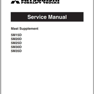 Mitsubishi FD25NT Service Manual