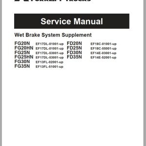 Mitsubishi FD35AN Service Manual