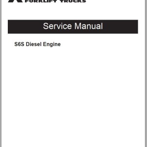 Mitsubishi FD40N FD45N Schematic Operation & Maintenance Service Manual