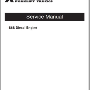 Mitsubishi FD50N Schematic Operation & Maintenance Service Manual