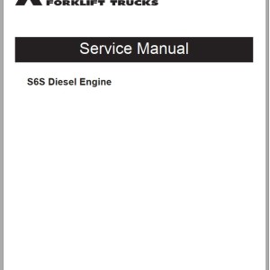 Mitsubishi FD55N Schematic Operation & Maintenance Service Manual