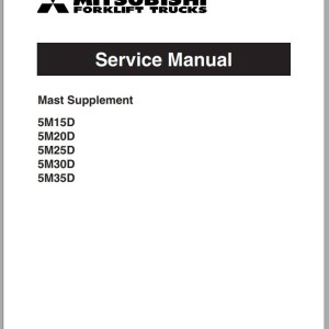 Mitsubishi FG15ZN Schematic Service Manual