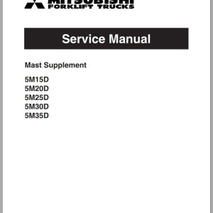 Mitsubishi FG20ZN Service Manual