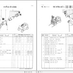 Mitsubishi FG23 FG25 Spare Parts Catalog 98721-929A0
