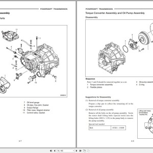 Mitsubishi FG35AN Service Manual 99719-15116