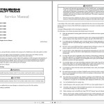 Mitsubishi FGC45K Schematic Operation & Maintenance Service Manual