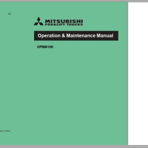 Mitsubishi OPBM10K Schematic Operation & Maintenance Service Manual