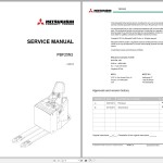 Mitsubishi PBF25N2 Schematic Operation & Maintenance Service Manual
